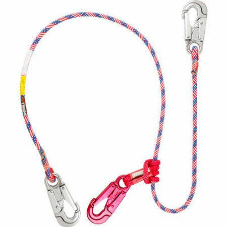 ROPE LOGIC Star Spangled Lanyard w/Tenex Prusik 7/16 in. x 10 ft. 33976